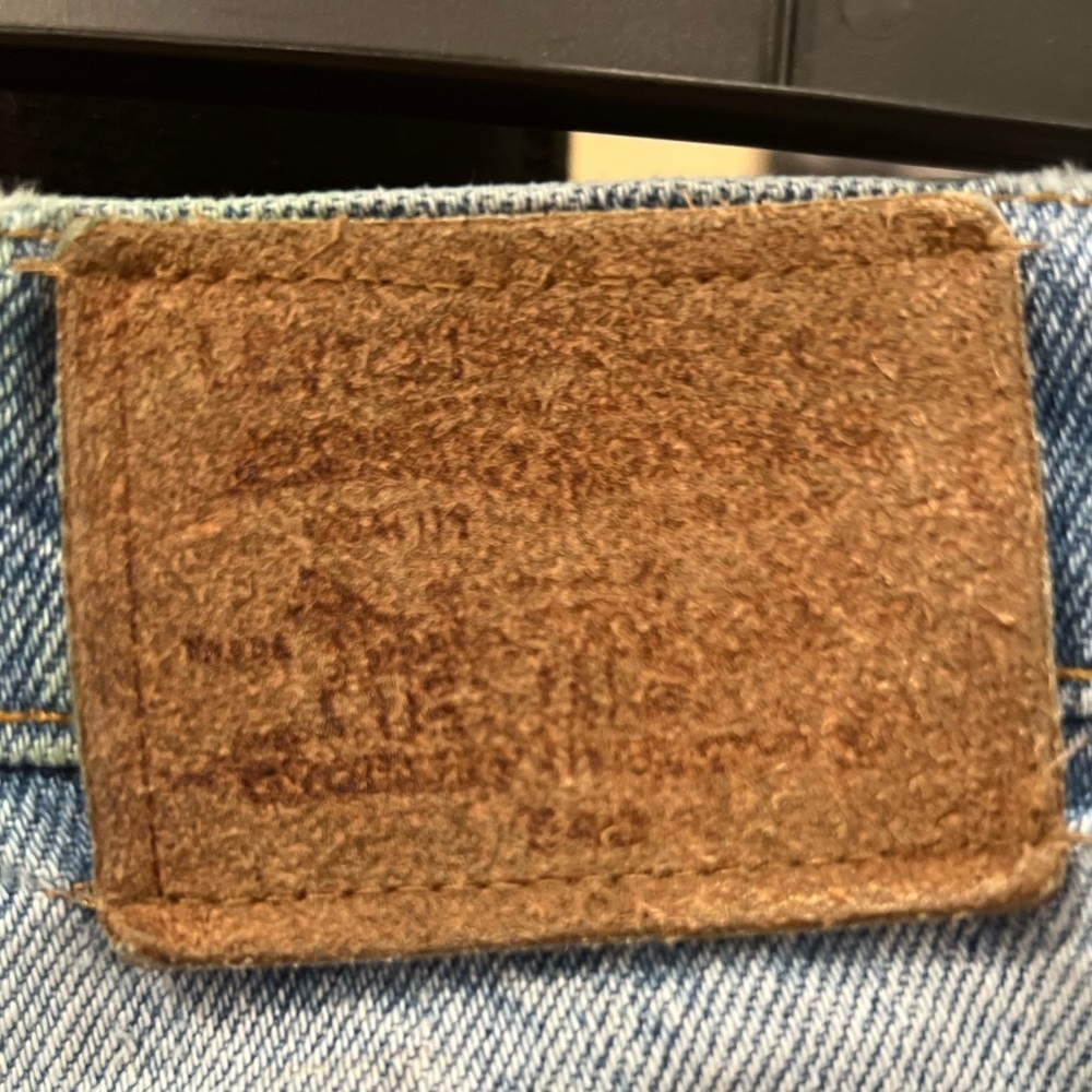 VINTAGE Levi’s 540 jeans with brown leather tag